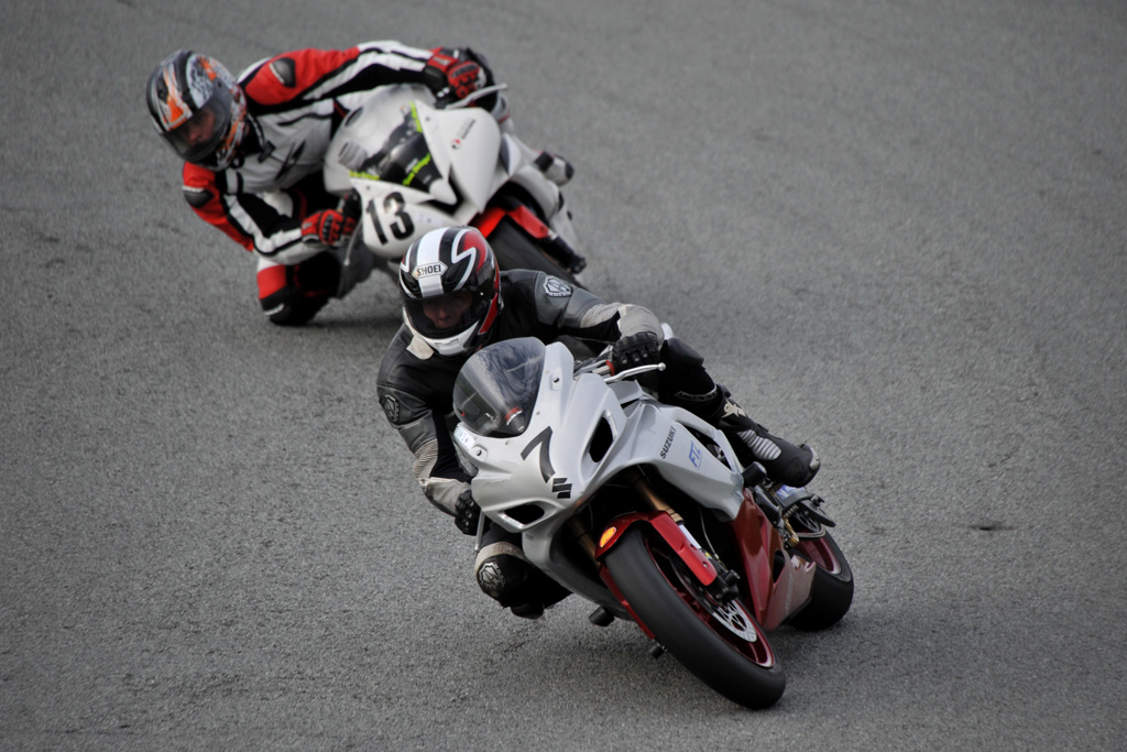 Der bliver motorcykelrace på Ring Djursland, når banen afholder sit Augustløb
(Foto: Morten Alstrup)